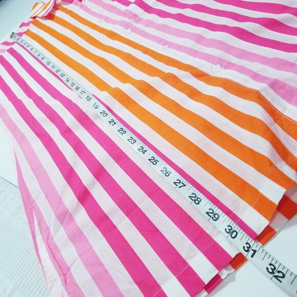 Beach Riot Alexa Sunset Stripes Collared Blouse Swim Cover - Picture 6 of 9